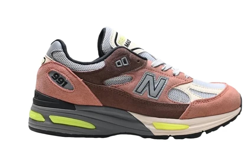 New Balance 991v1 footwear product reference on a clean background