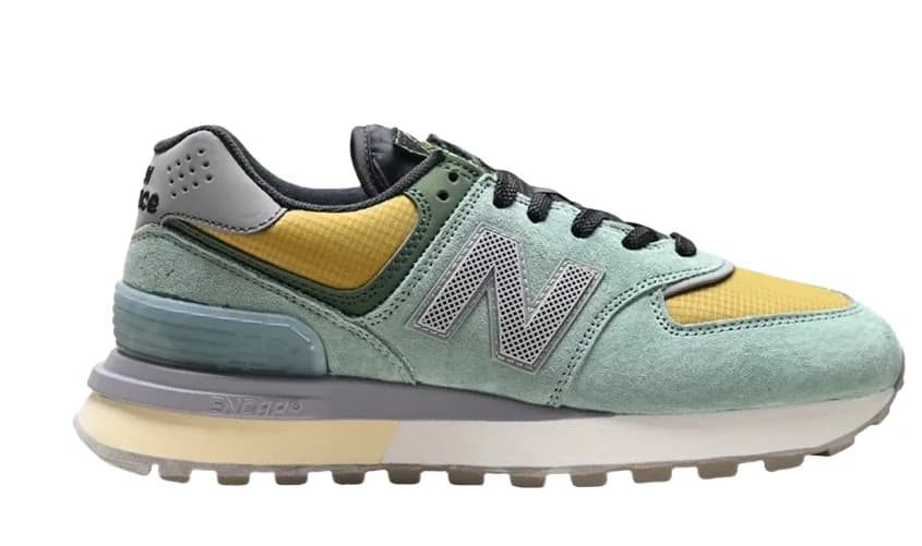 Stone Island X New Balance U574 footwear product reference on a clean background