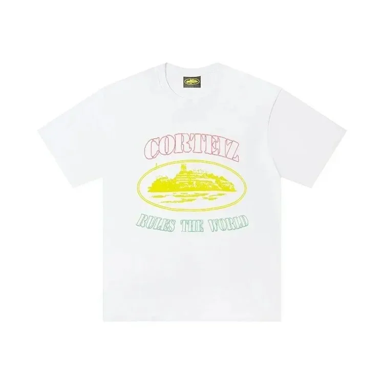 OG Alcatraz "Rules The World" Multi-Color Tee T-shirt product reference on a clean white background