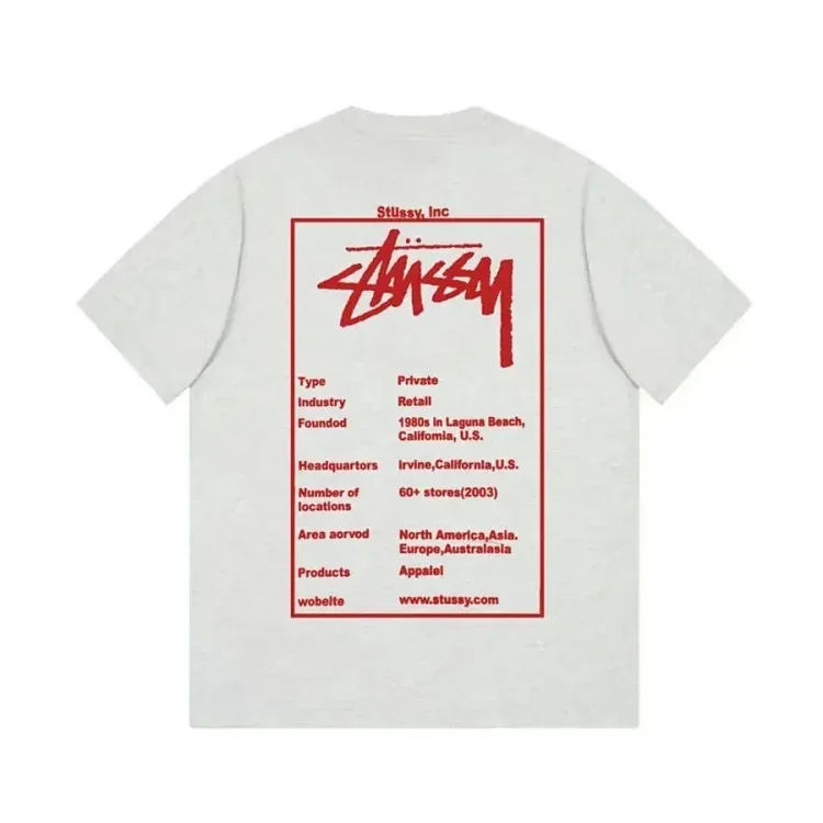 Stüssy Wiki T-Shirt T-shirt product reference on a clean white background