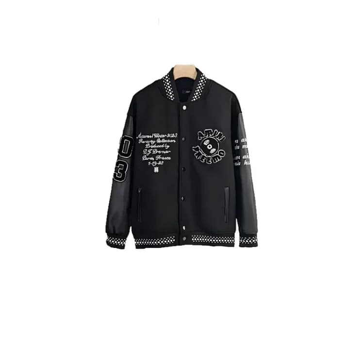 Amiri DJ Preemo Varsity Jacket – Black product reference on a clean background