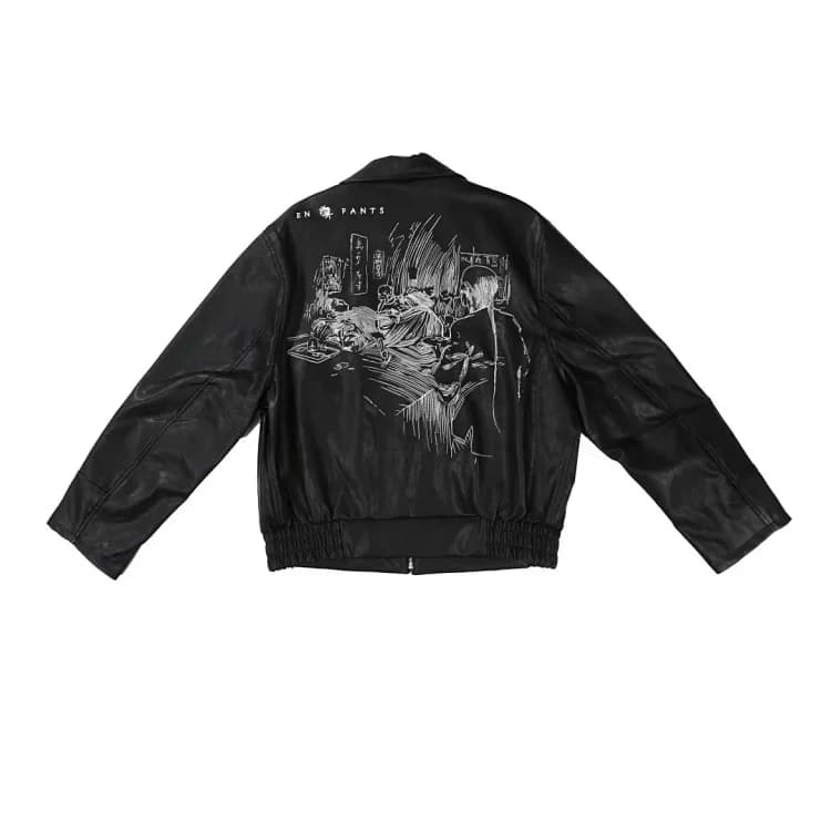 Enfants Riches Déprimés Black Graphic Jacket product reference on a clean background
