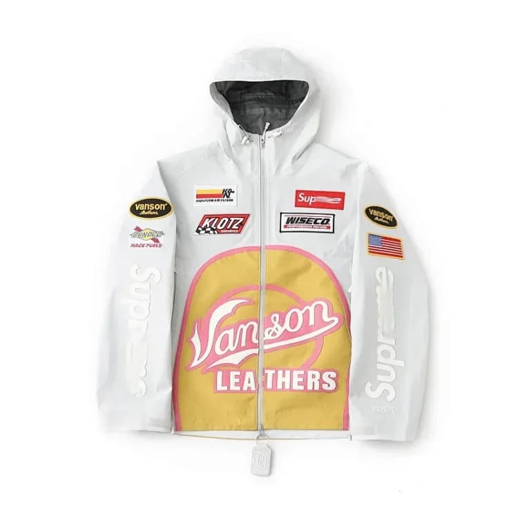 Supreme®/Vanson Leathers® GORE-TEX Shell Jacket product reference on a clean background