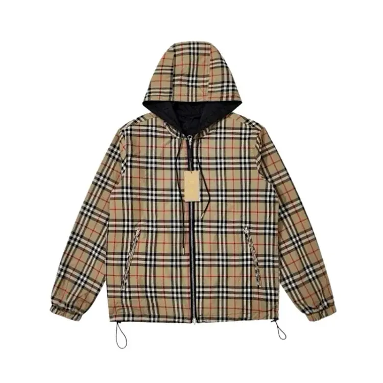 Burberry Reversible Vintage Check Hooded Jacket product reference on a clean background