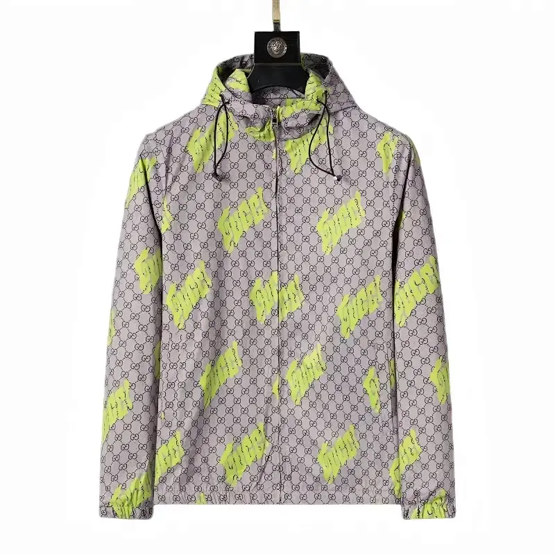 Gucci Printed Poplin Tech Zip Jacket product reference on a clean background