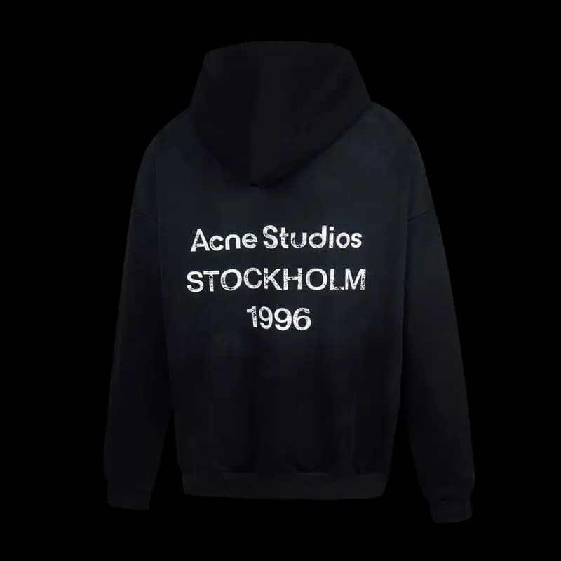 Acne Studios Stockholm 1996 Hoodie — Black