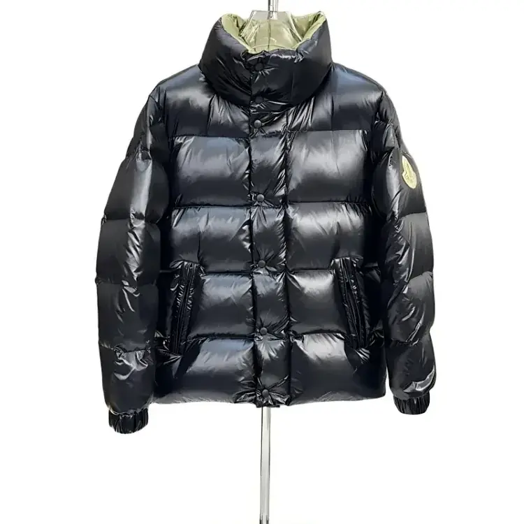 Moncler Glossy Down Jacket — Navy product reference on a clean background
