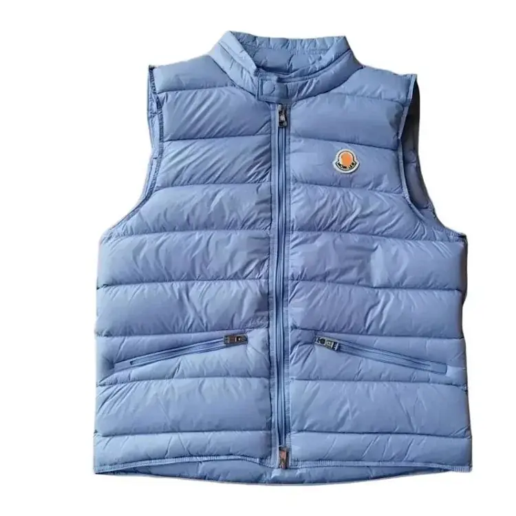 Moncler Gui Down Vest — Light Blue product reference on a clean background