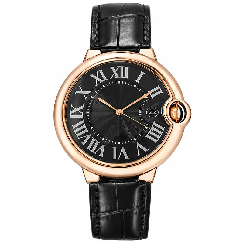 Ballon Bleu de Cartier — Black Dial / Black Strap product reference image