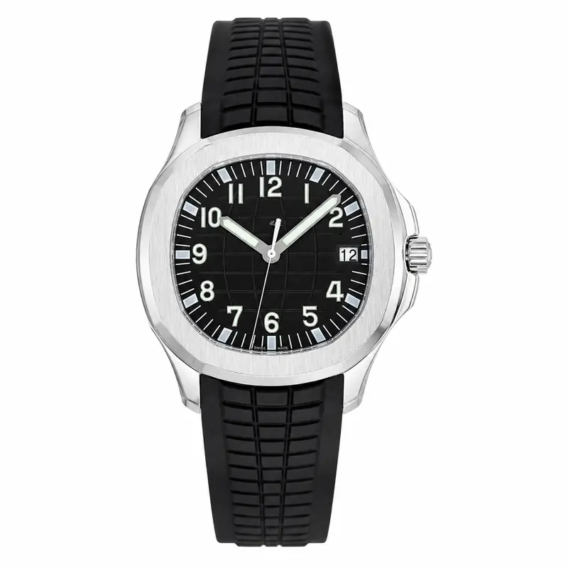 Patek Philippe Aquanaut — Black Dial / Black Strap product reference image