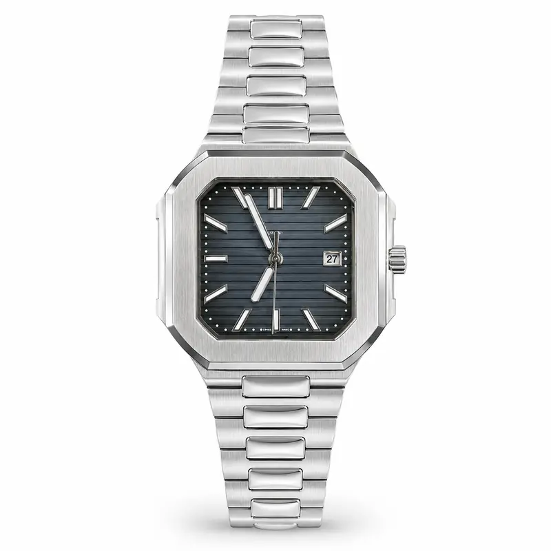 Patek Philippe Cubitus — Dark Dial / Silver-Tone Bracelet product reference image