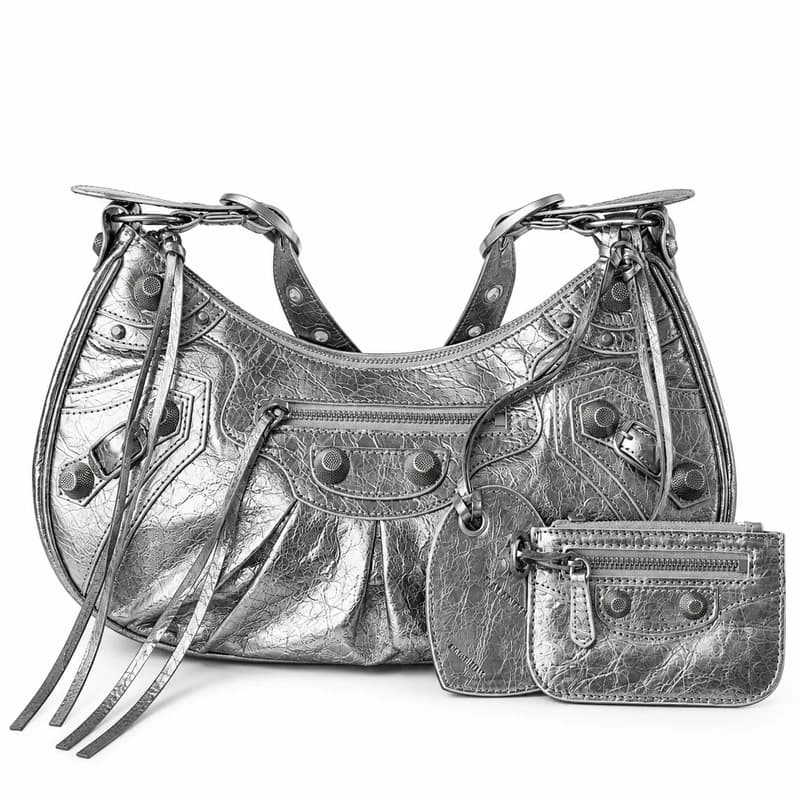 Balenciaga Le Cagole — Metallic Silver product reference image