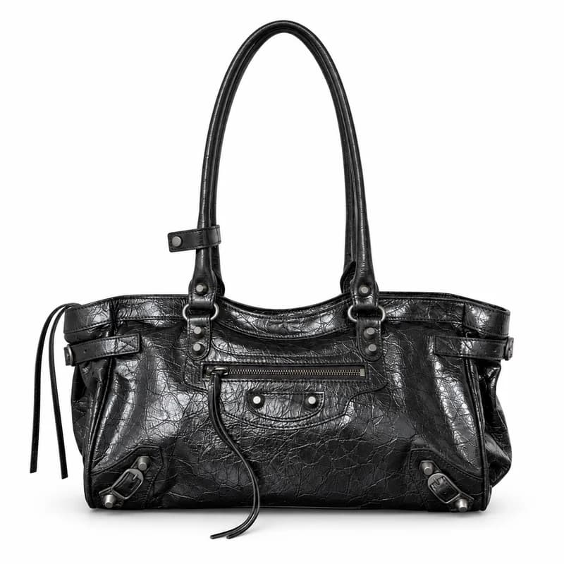 Balenciaga Le City East-West Shoulder Bag — Black product reference image