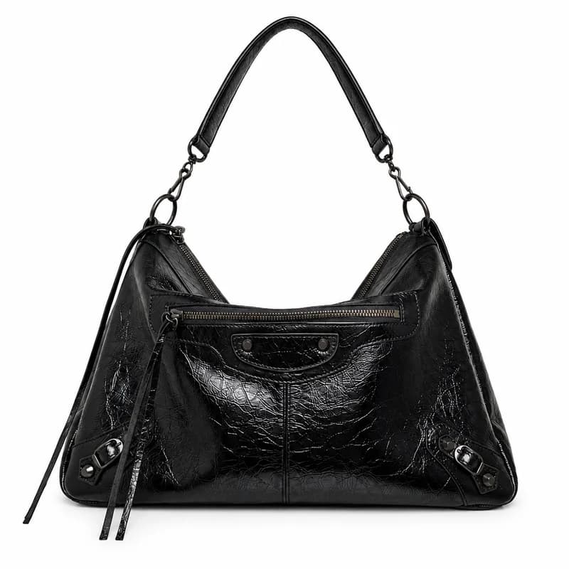 Balenciaga Le City Moto Medium — Black product reference image