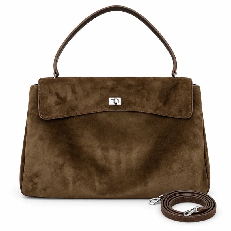 Balenciaga Rodeo — Brown with Silver-Tone Hardware product reference image