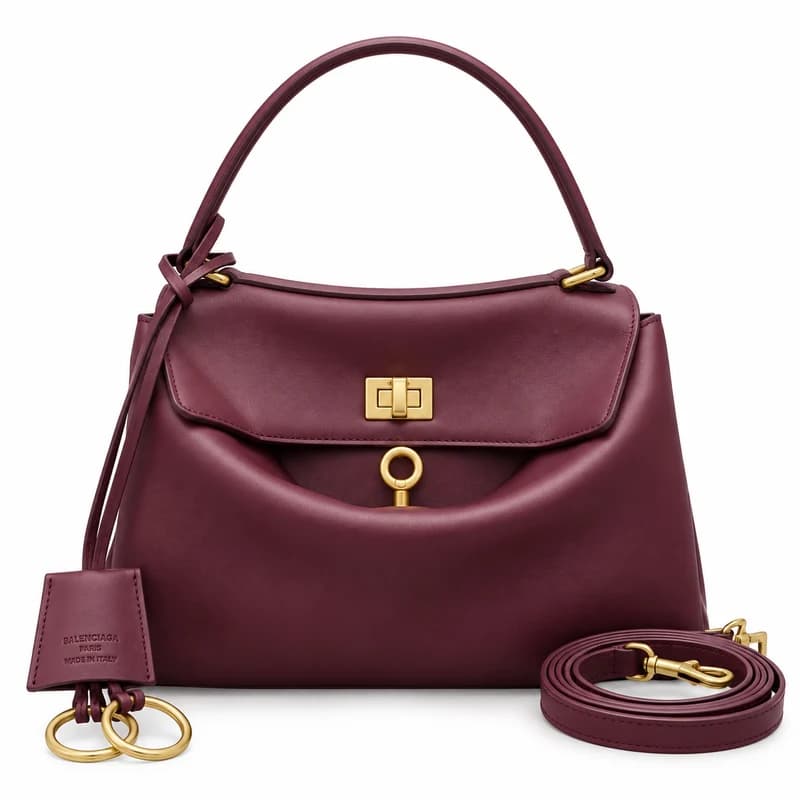 Balenciaga Rodeo Mini — Burgundy product reference image