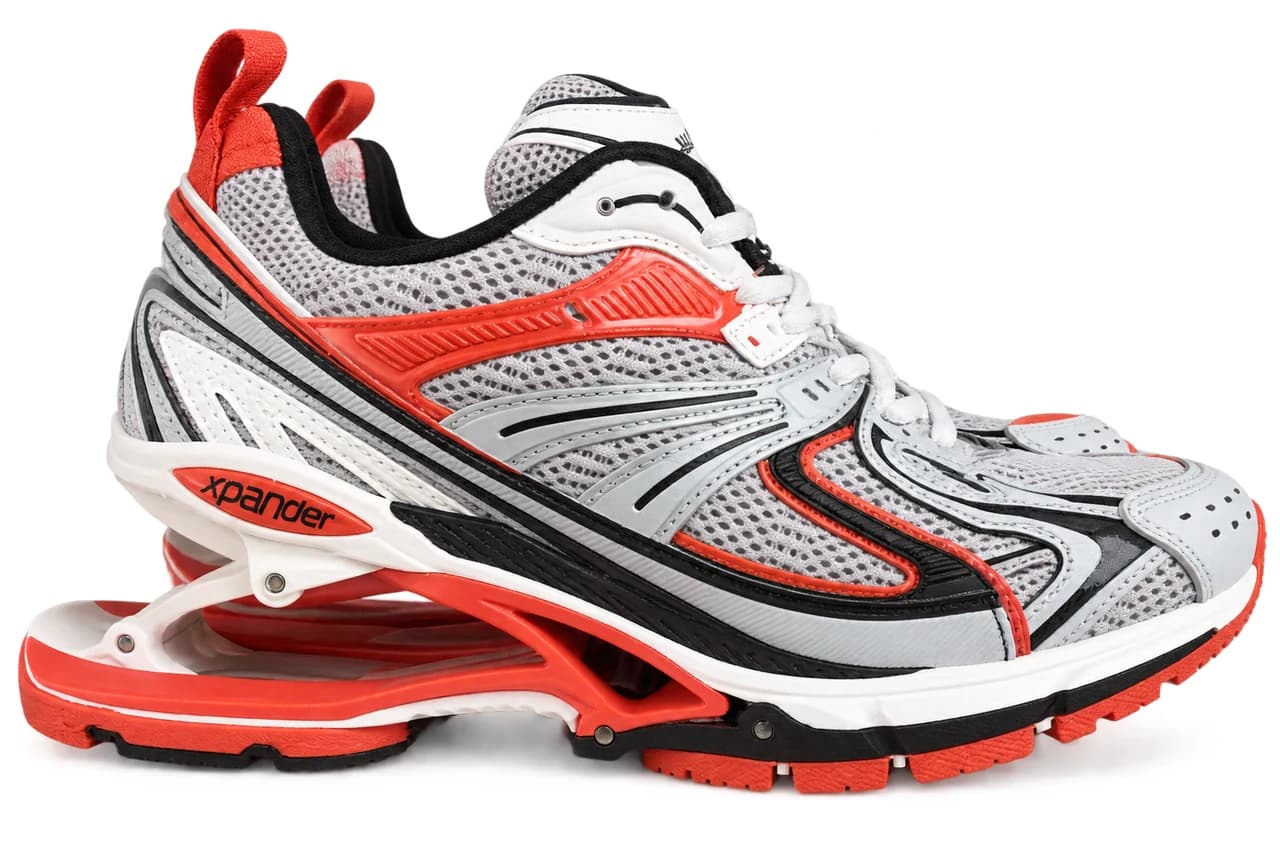 Balenciaga X-Pander Silver & Red product reference image