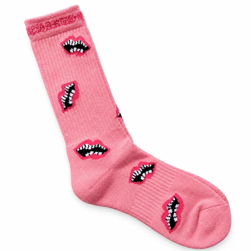 Chrome Hearts x Matty Boy Lips Socks — Pink product reference image