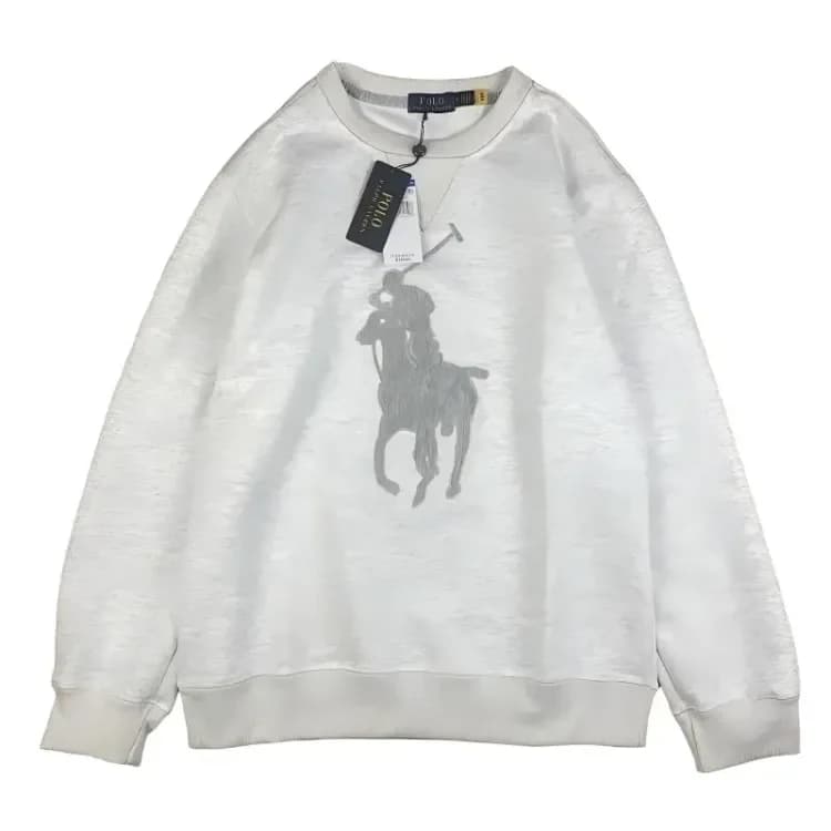 Polo Ralph Lauren Big Pony Sweatshirt — Light Grey