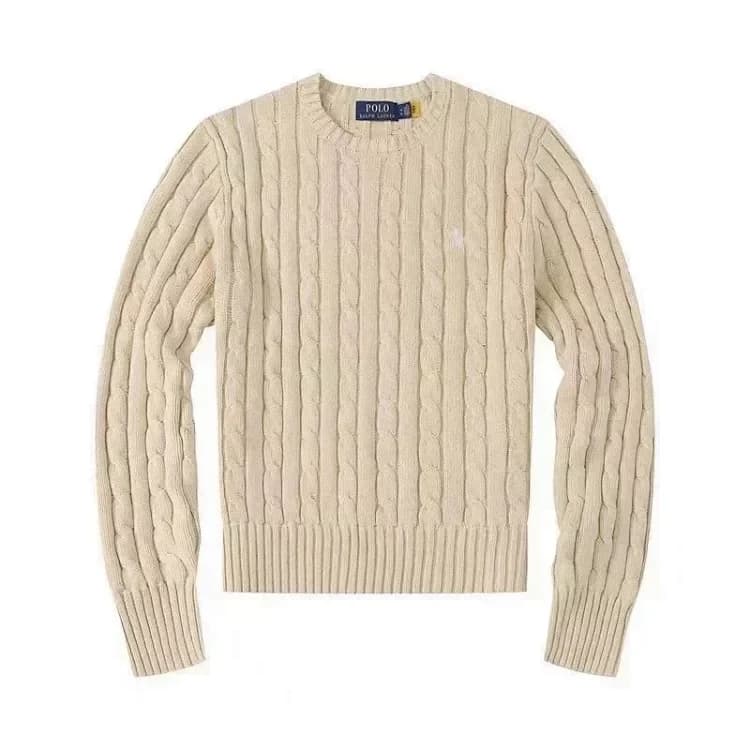 Polo Ralph Lauren Cable-Knit Sweater — Beige