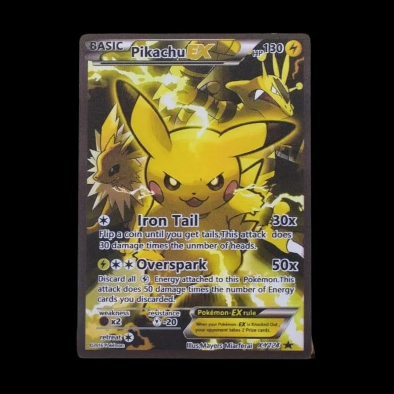 Front product image of Pokémon Pikachu EX Collectible Card