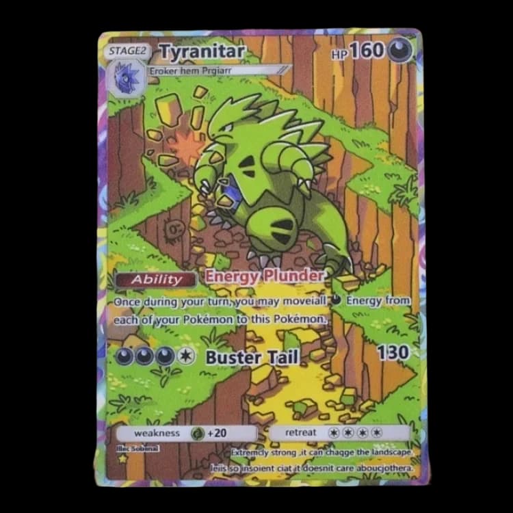 Front product image of Pokémon Tyranitar Collectible Card