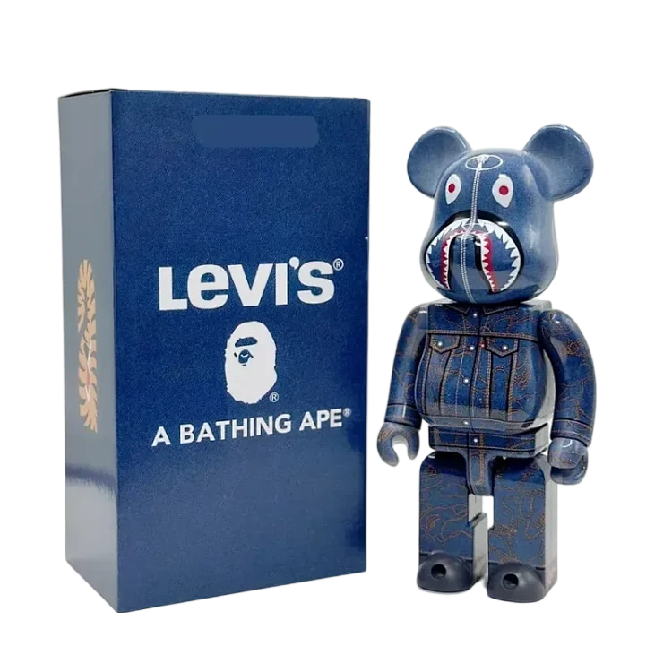 Front product image of Bearbrick x BAPE x Levi's