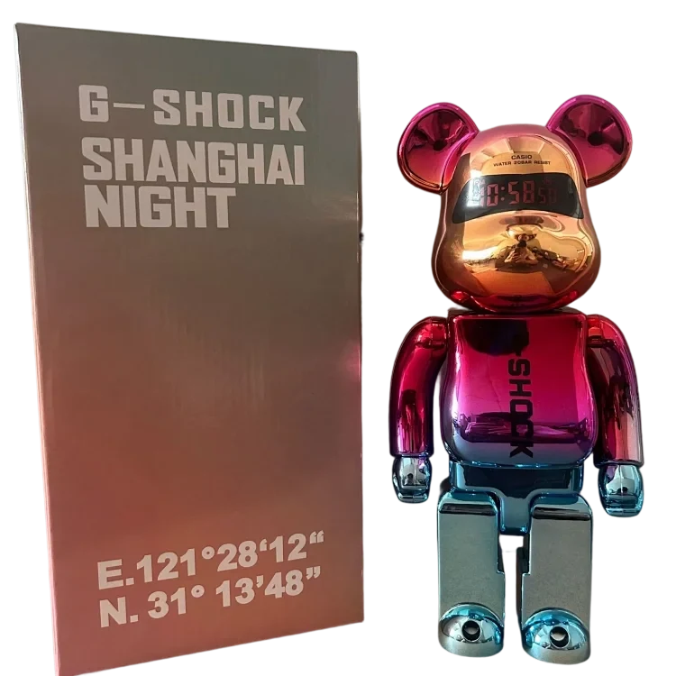 Front product image of Bearbrick x G-SHOCK Shanghai Night