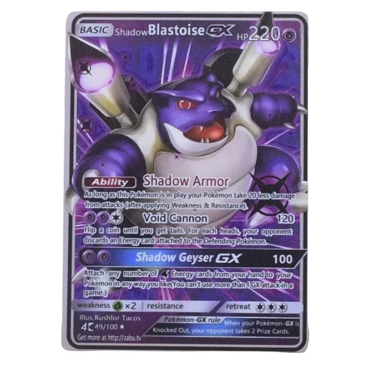 Front product image of Pokémon Shadow Blastoise GX Collectible Card