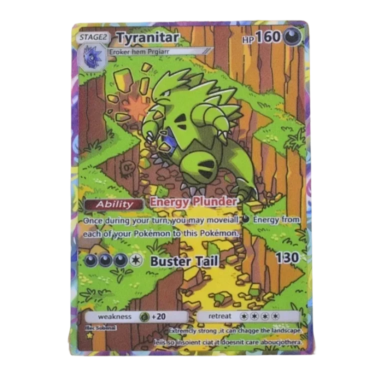 Front product image of Pokémon Tyranitar Collectible Card