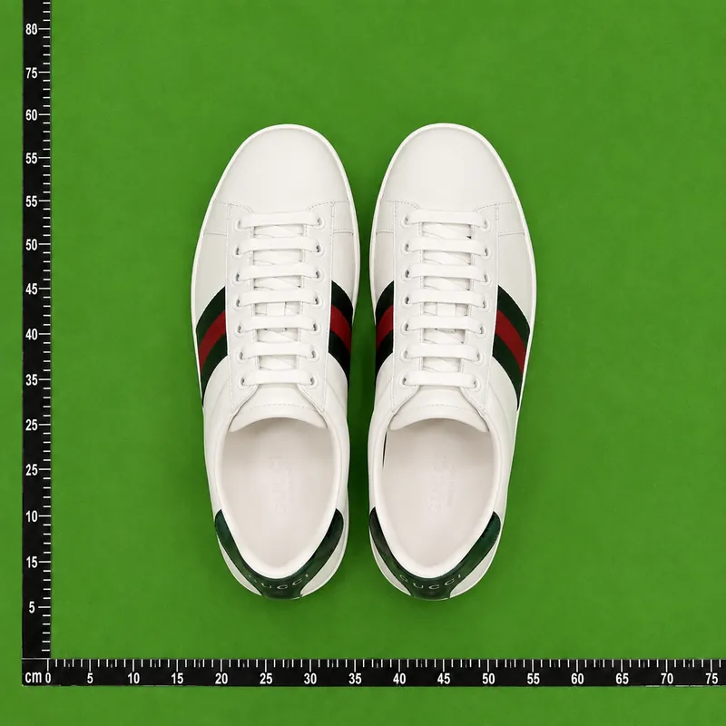 QC photo reference for Gucci Ace Shoes