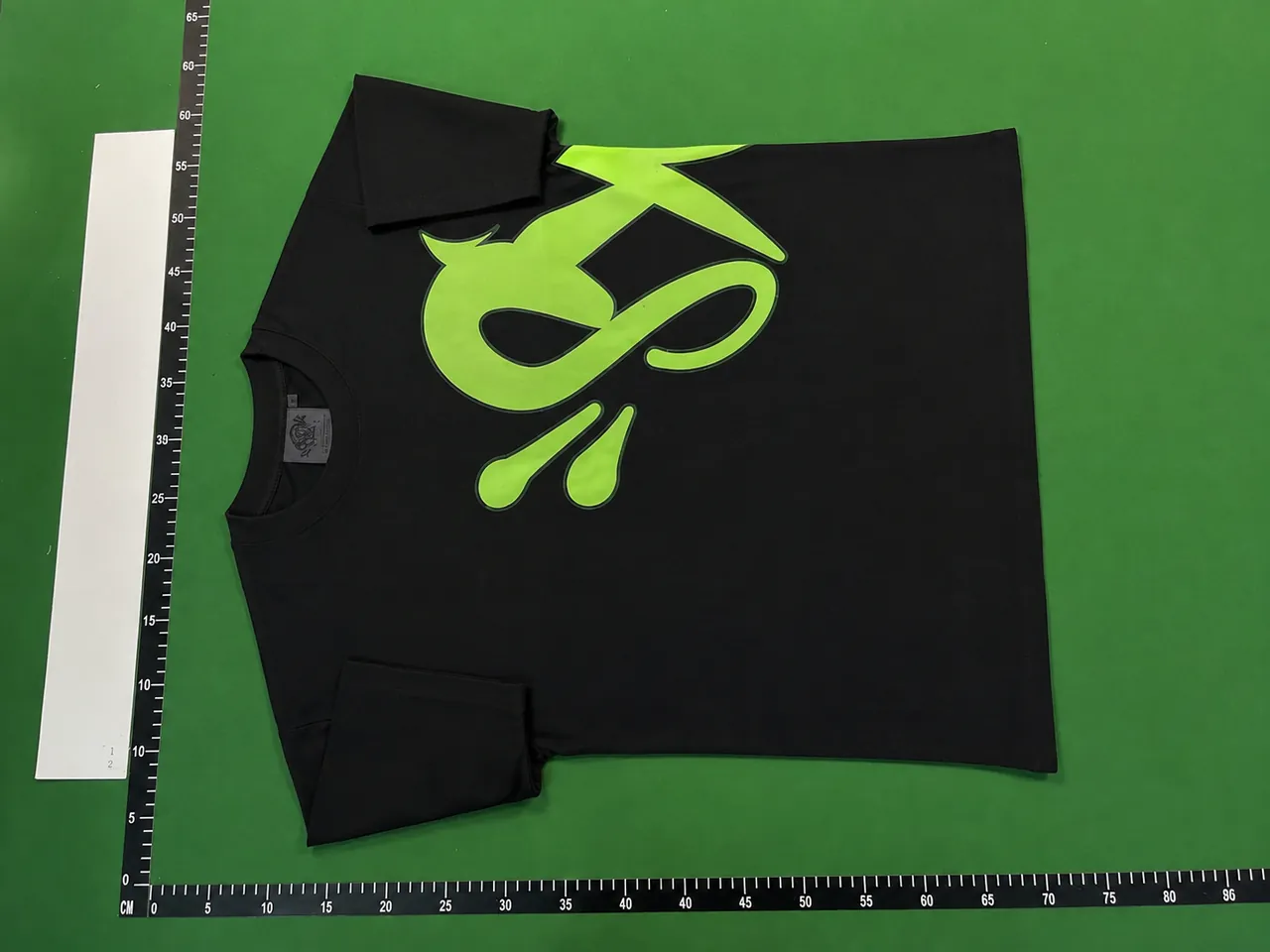 QC photo reference for Team Green Tee