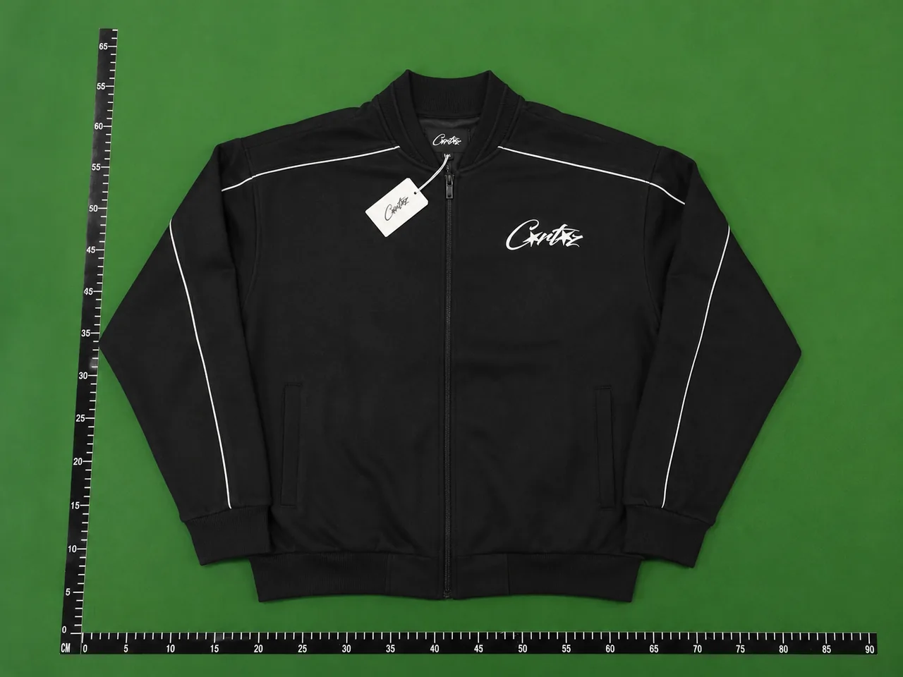 QC photo reference for Corteiz Script Jacket