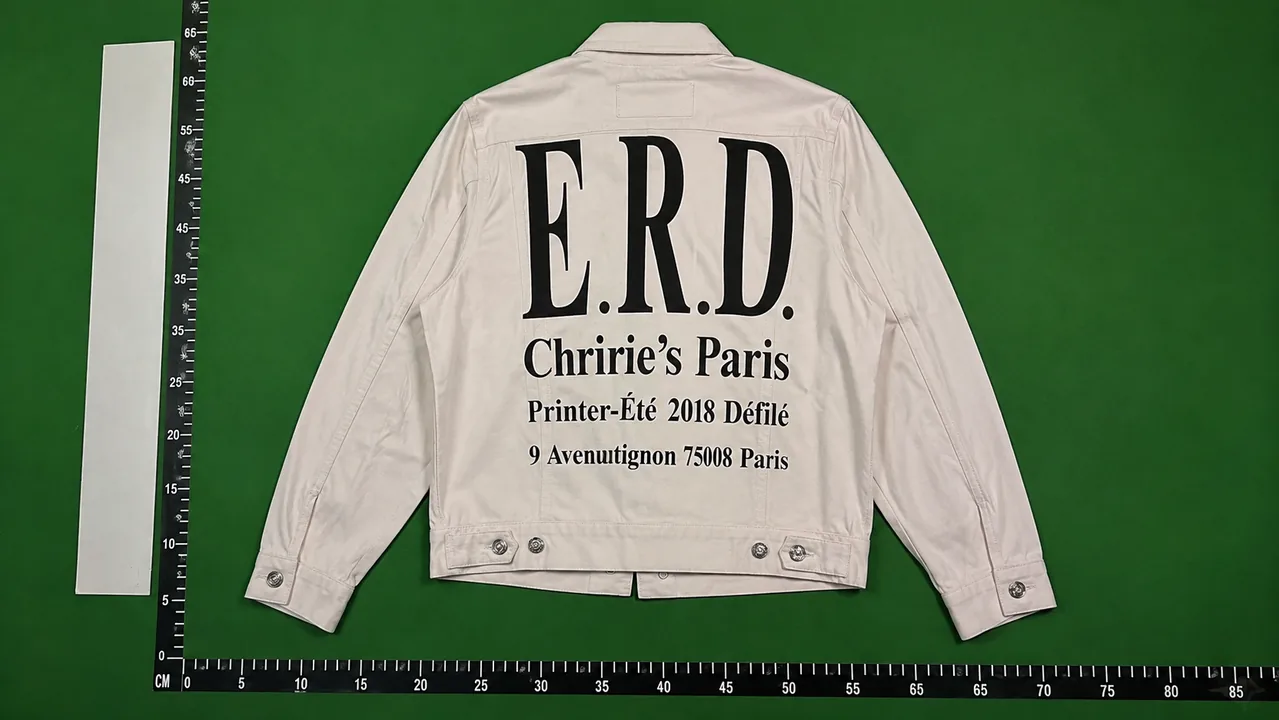 QC photo reference for Enfants Riches Déprimés Cream Graphic Jacket