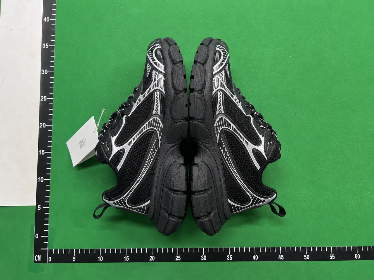 QC photo reference for Balenciaga 3XL — Black & Silver