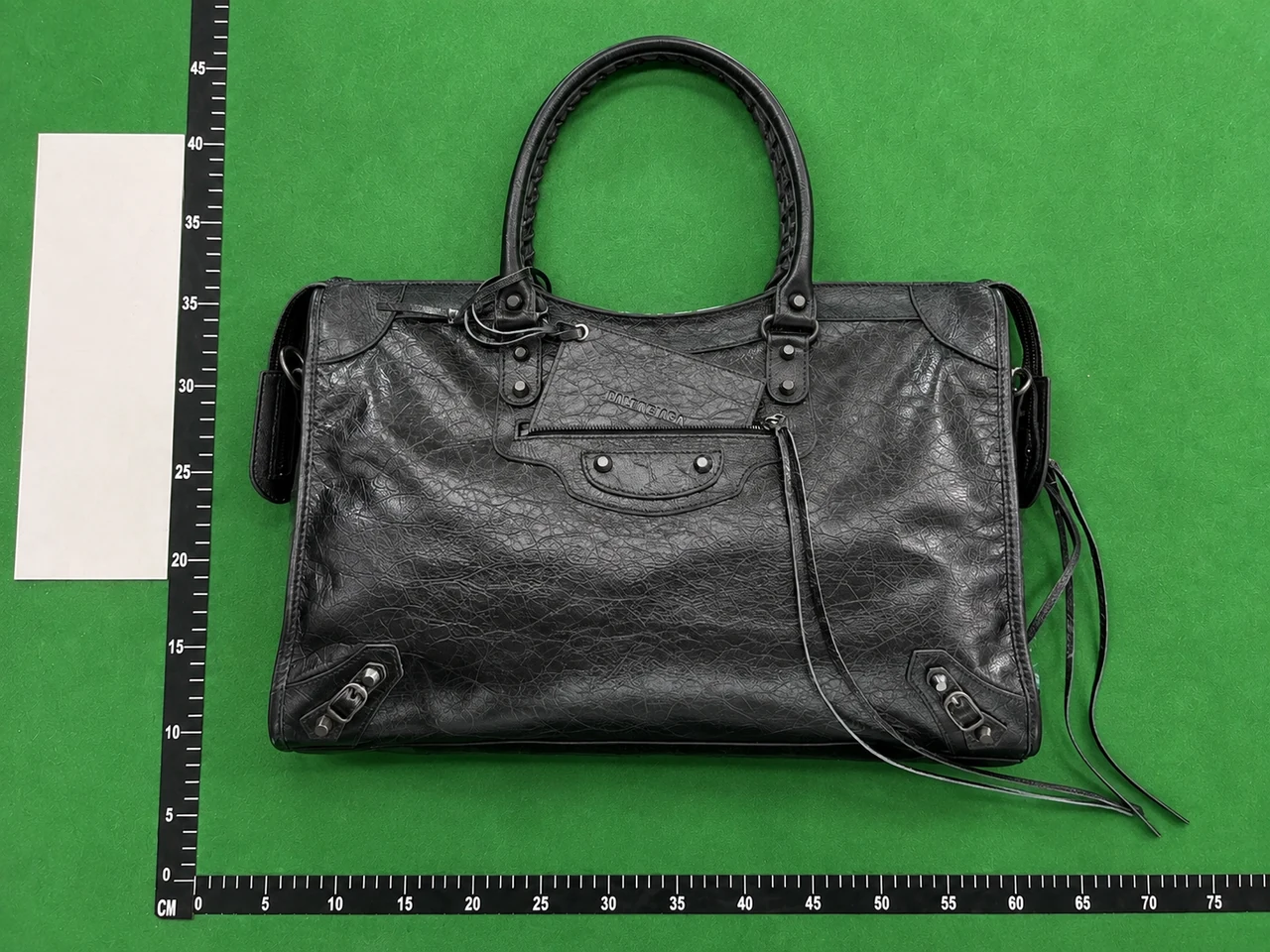 QC photo reference for Balenciaga Le City — Black, Wide Top-Handle Bag