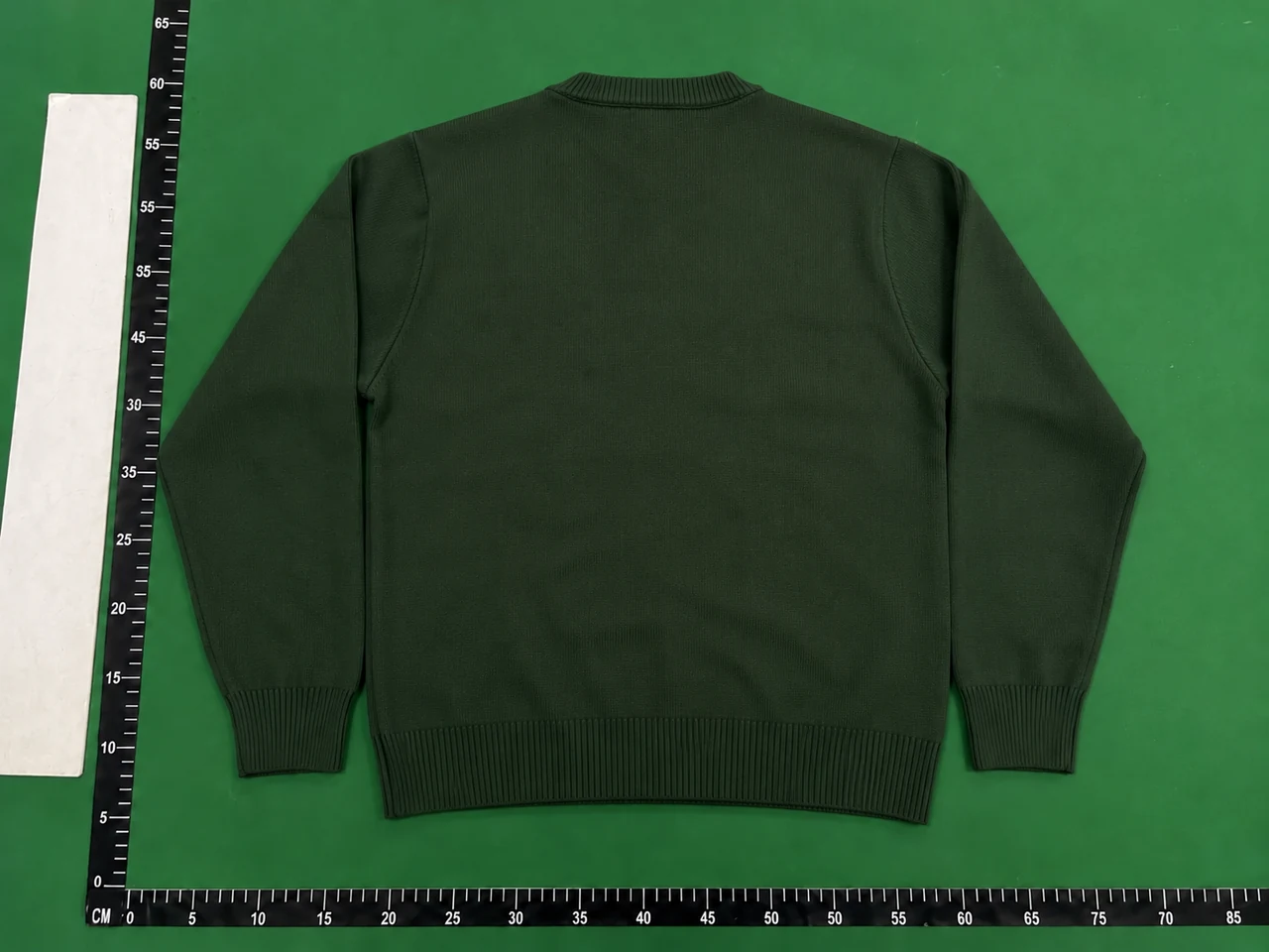 QC photo 2 for Broken Planet Graphic Sweater — Dark Green