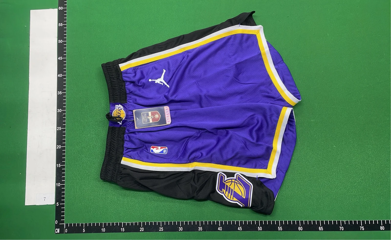 QC photo 1 for Los Angeles Lakers Jordan Brand Shorts