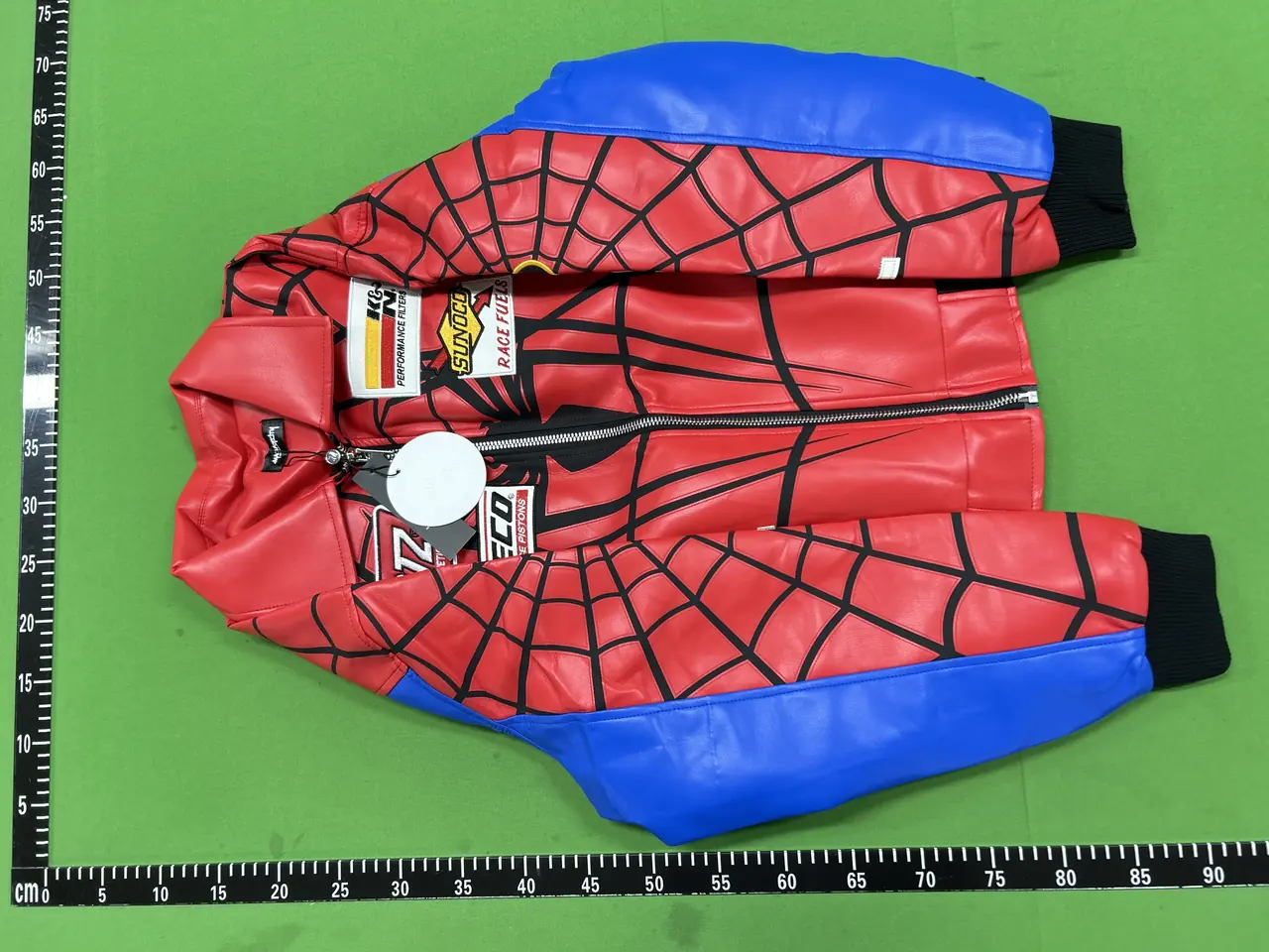 Zdjęcie QC produktu Supreme × Vanson Leathers Spider-Man Jacket