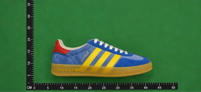 QC photo reference for Adidas x Gucci